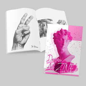 ZINE：特色インキを使用すれば個性的な冊子に