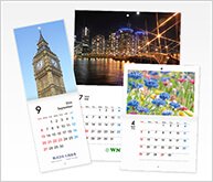 中綴じ冊子カレンダー印刷