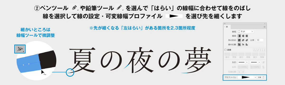 カリグラフィー風文字：その2