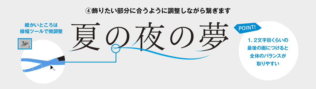 カリグラフィー風文字：その4